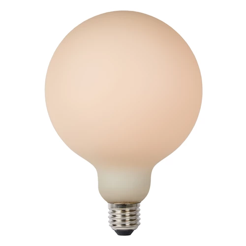 Lucide G125 - Filament bulb - Ø 12,5 cm- LED 3 StepDim - E27 - 1x8W 2700K - Opal - detail 1
